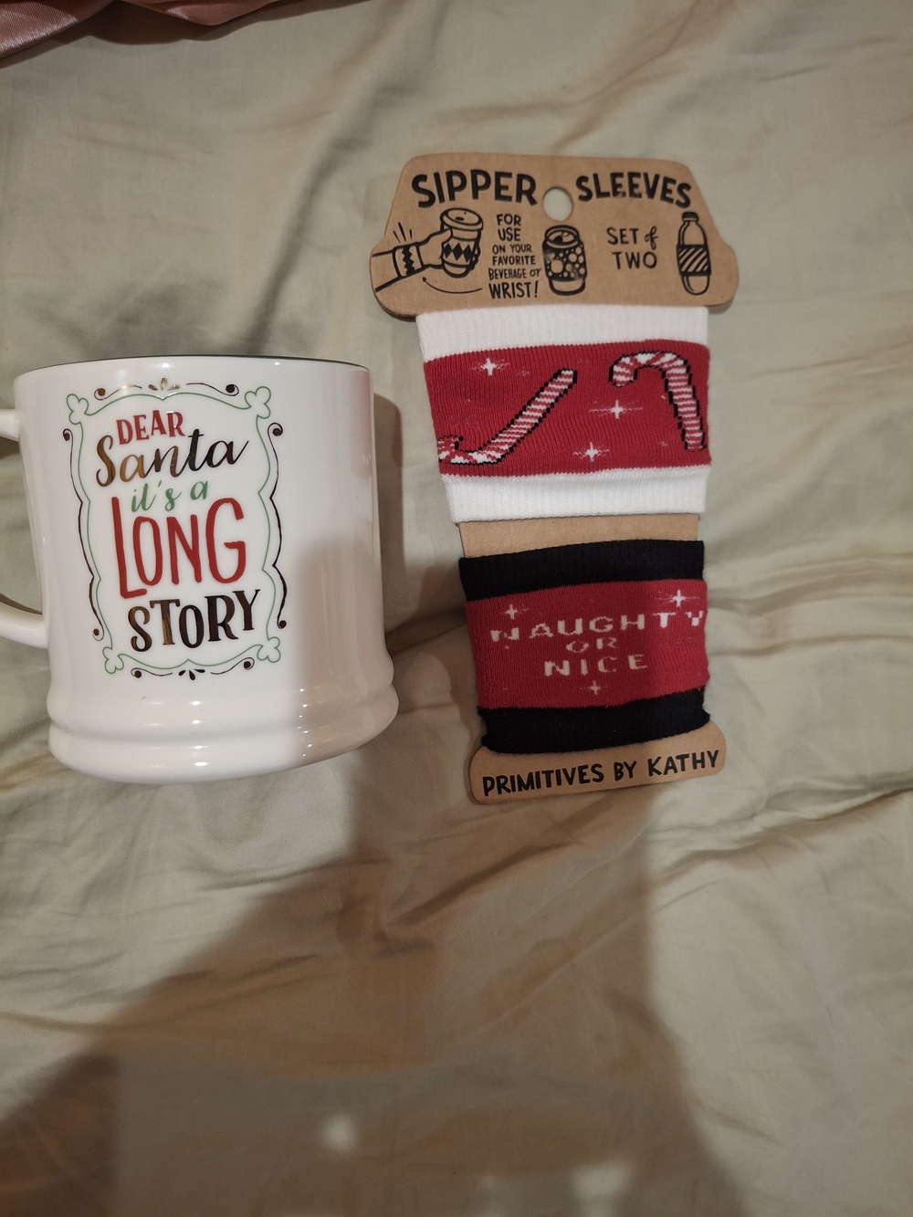 Christmas Holiday Sipper Sleeves and Holiday Mug